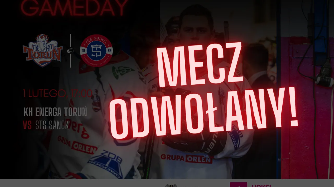 Mecz zaplanowany na 1 lutego jest odwołany!