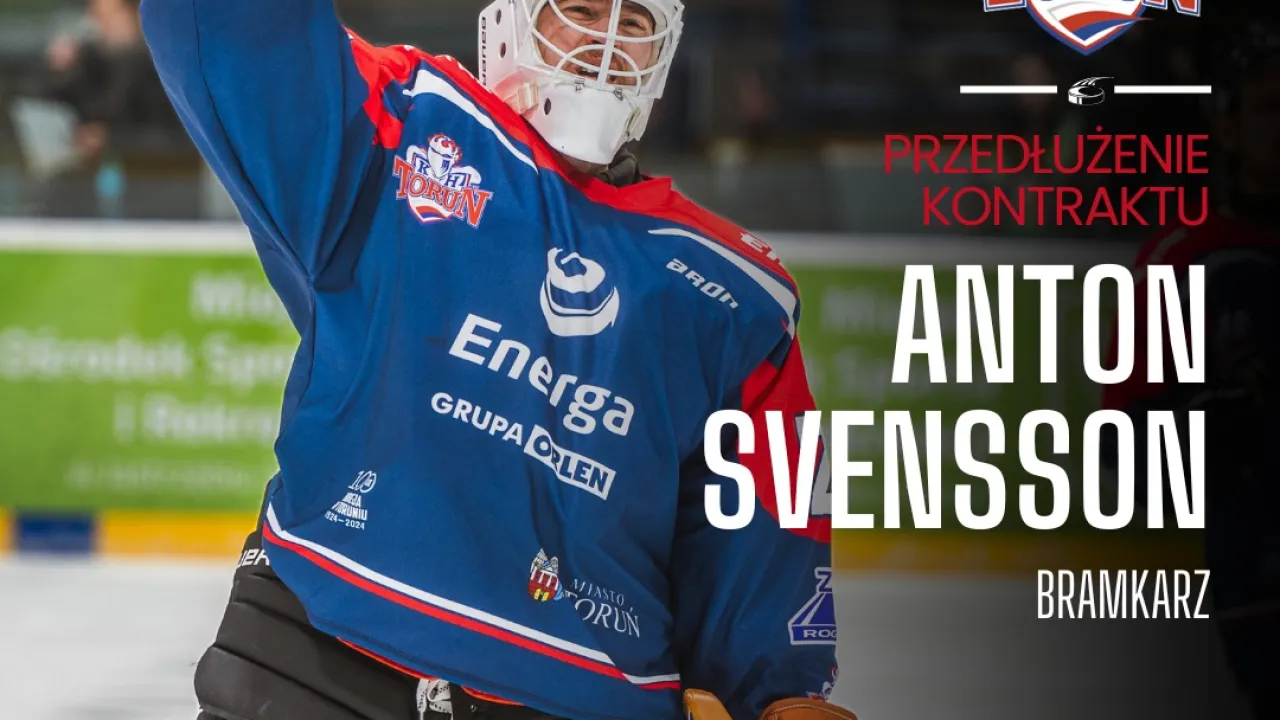 Bramkarz Anton Svensson zostaje w Toruniu!