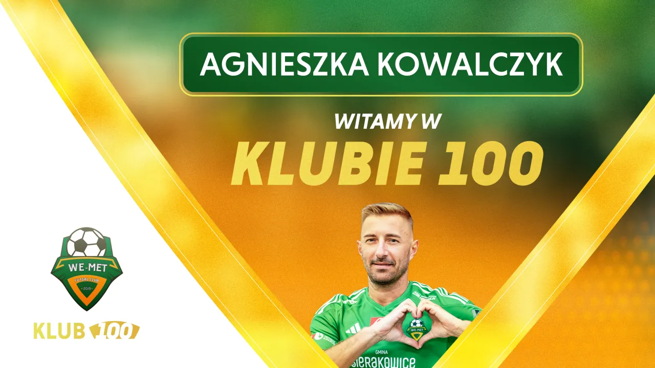 Agnieszka Kowalczyk dołącza do KLUB 100!