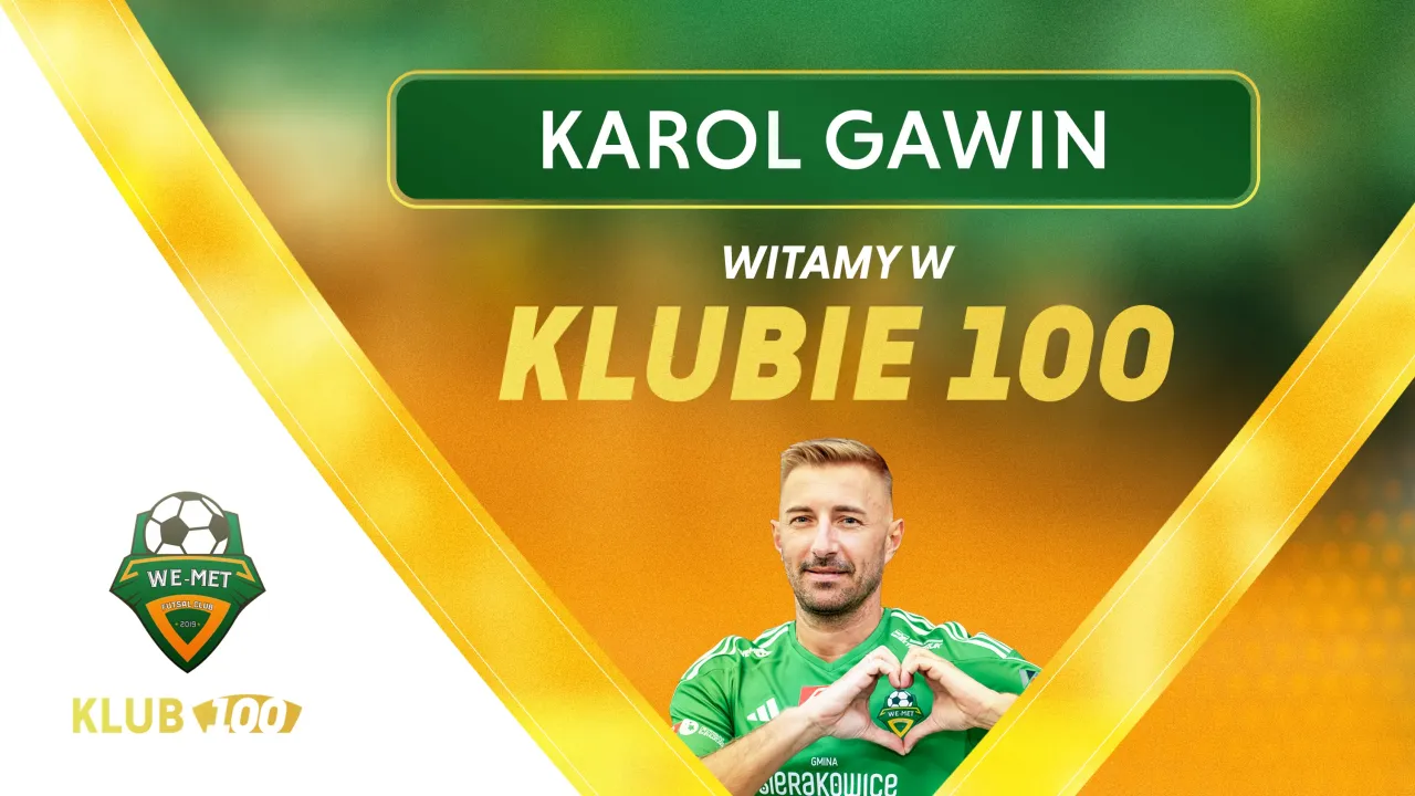 Karol Gawin dołącza do KLUB 100!