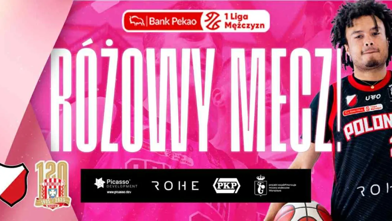 "Różowy Mecz"  – koszykówka w służbie profilaktyki
