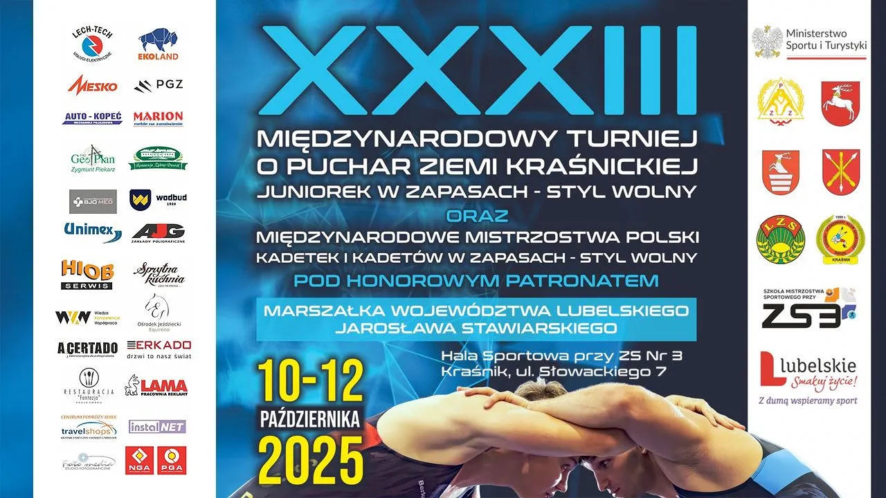 XXXIII Mn. Turniej o Puchar Ziemi  Kraśnickiej oraz Mn. Mistrzostwa  Polski Kadetek i Kadetów