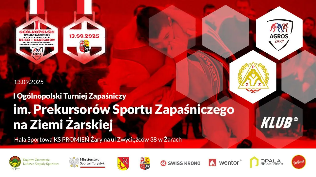 I Ogólnopolski Turniej Zapaśniczy im. Prekursorów Sportu Zapaśniczego na Ziemi Żarskiej