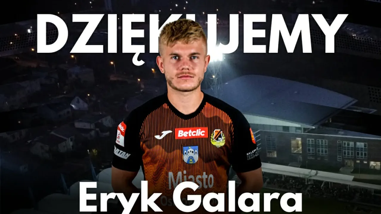 Eryk Galara opuszcza KSZO Ostrowiec Świętokrzyski