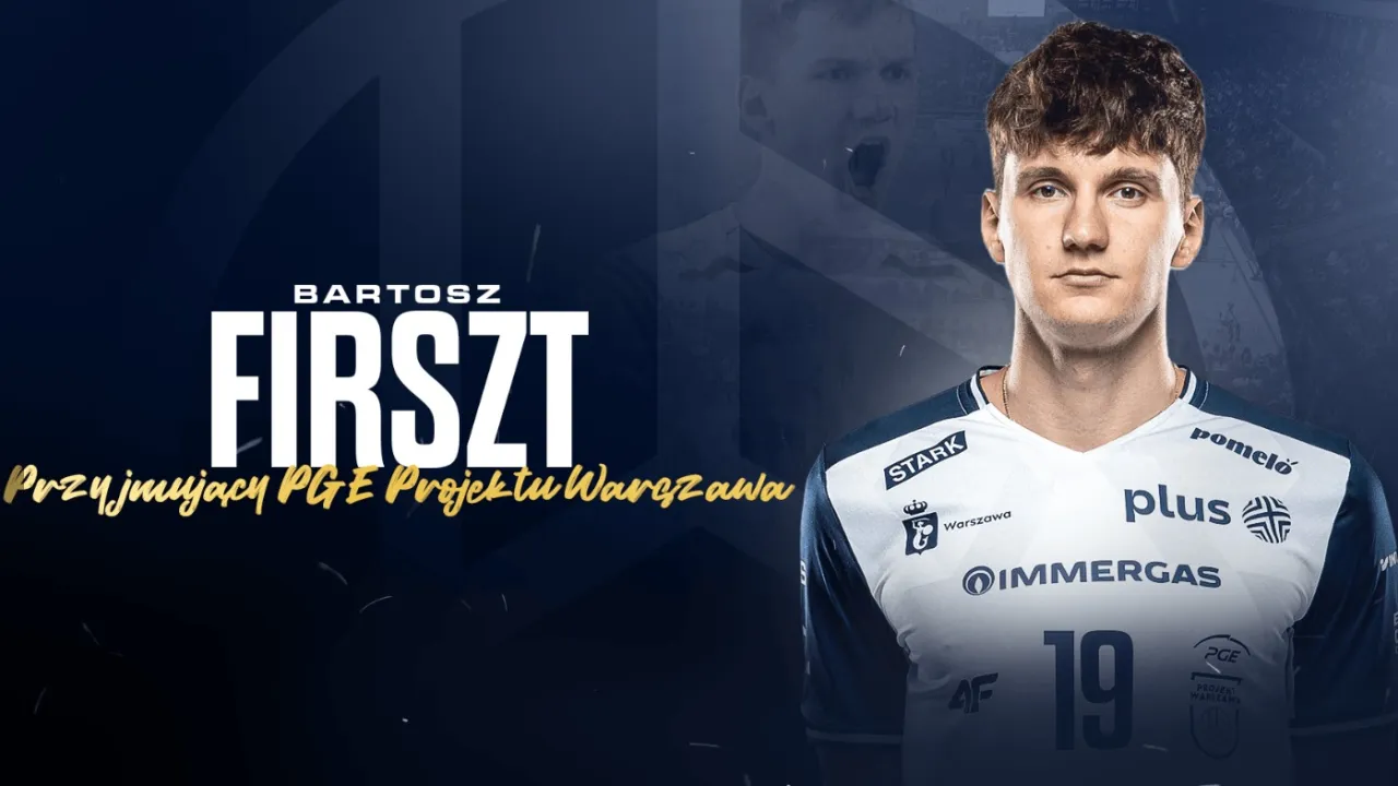 Bartosz Firszt nowym przyjmującym PGE Projektu Warszawa