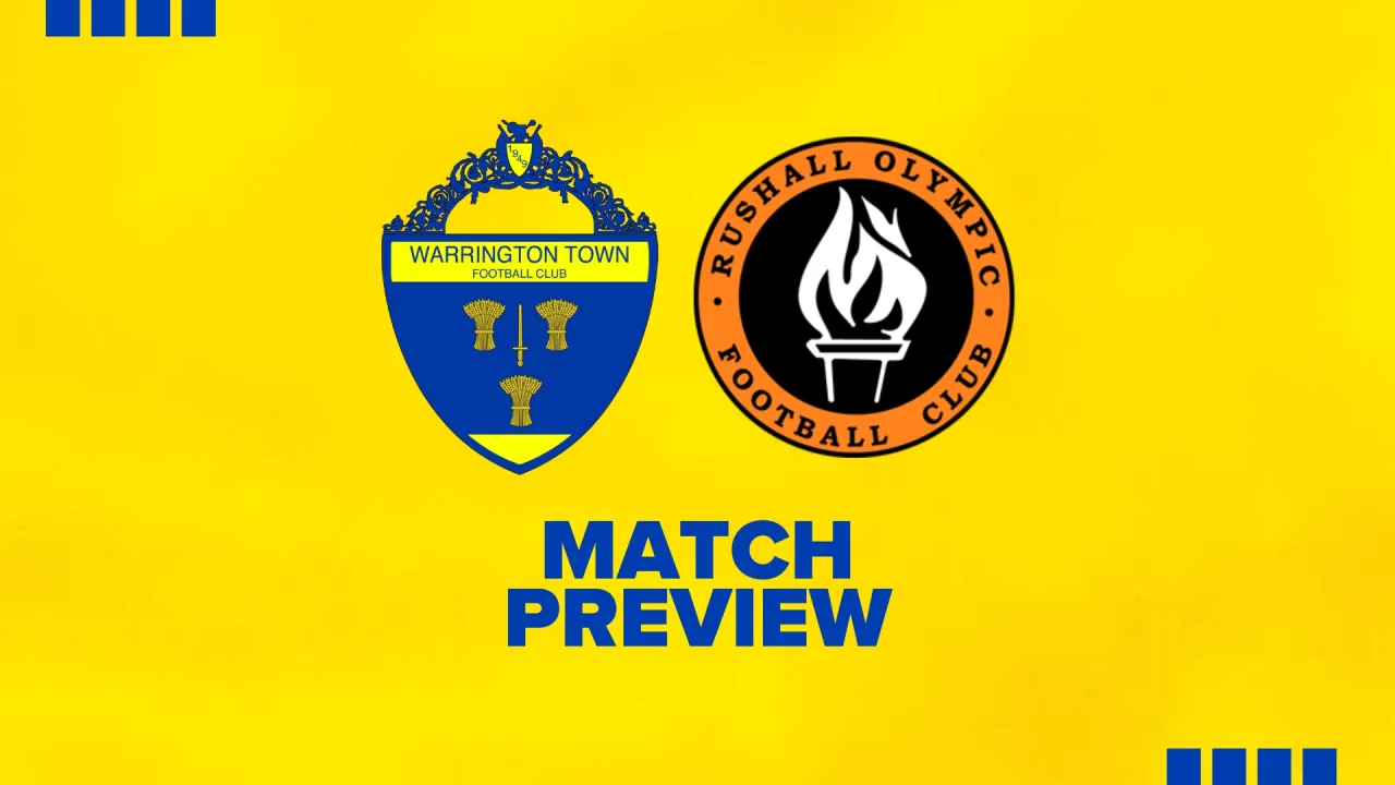 Preview: Warrington Town vs Rushall Olympic