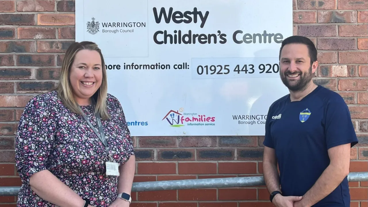 Sharing the passion for football with local family hub