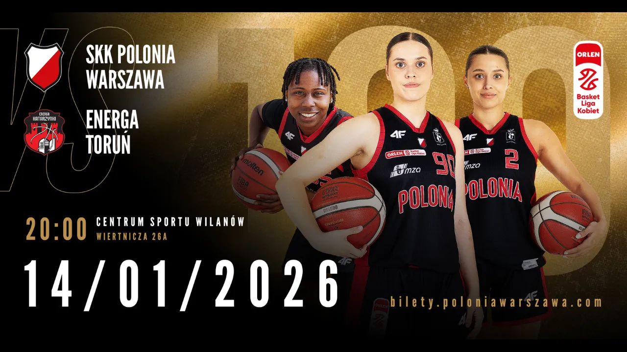 Mecz z Energą Toruń - koszykarki Polonii Warszawa zagrają o 5. ligowe zwycięstwo z rzędu