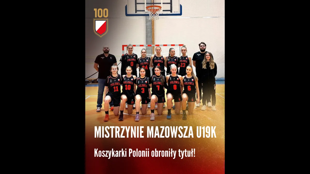 Koszykarki Polonii Warszawa obroniły tytuł mistrzyń Mazowsza w kategorii U19K