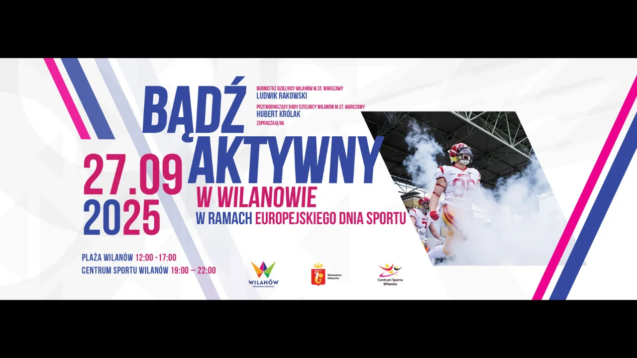 Sportowa sobota w Wilanowie – Europejski Dzień Sportu już 27 września!
