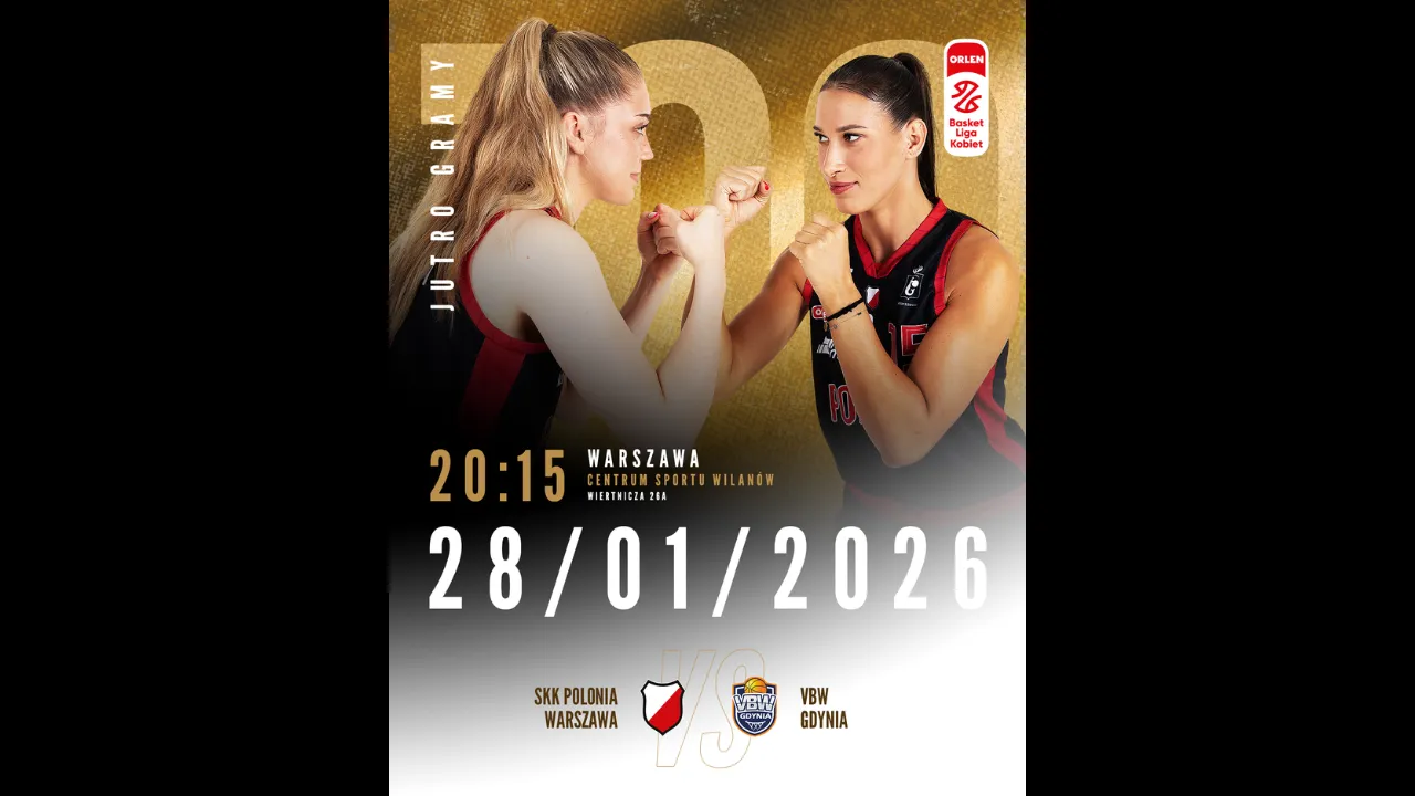 Walka o play-off w stolicy - koszykarki Polonii kontra mistrzynie Polski z Gdyni