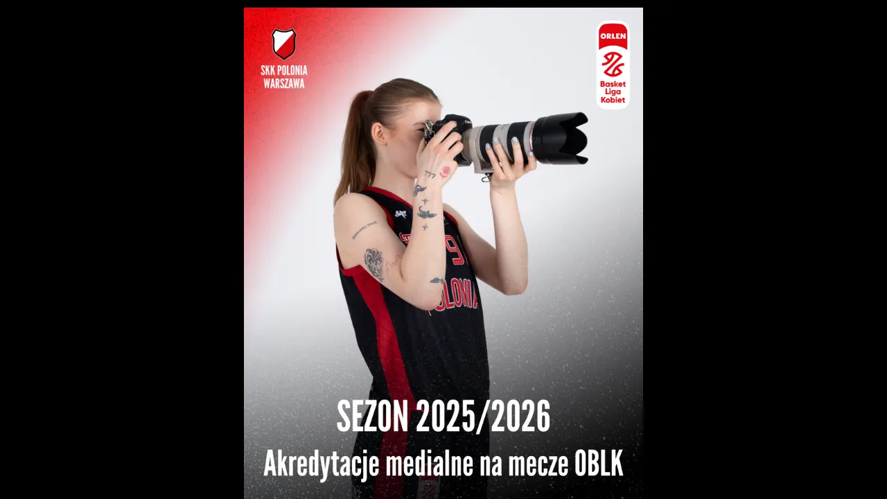 Akredytacje medialne na sezon 2025/2026 w Orlen Basket Lidze Kobiet