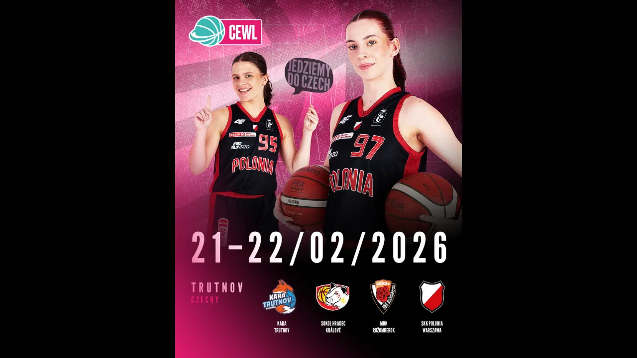 Koszykarki Polonii Warszawa zakończą fazę zasadniczą CEWL w Trutnovie