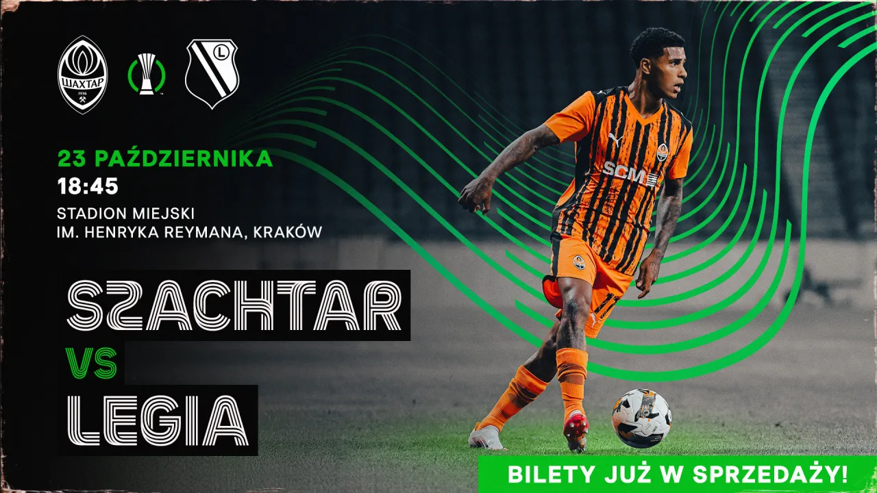 Bilety na Szachtar – Legia Warszawa już w sprzedaży