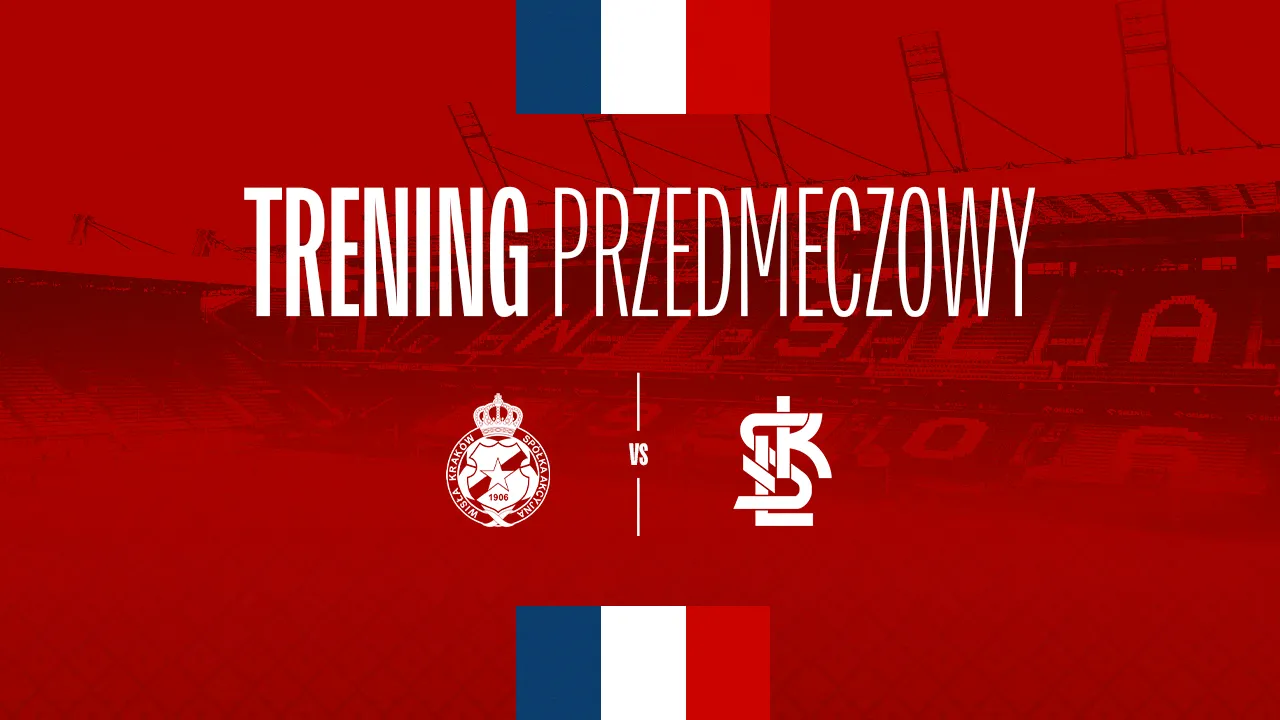 Trening przedmeczowy z Wisłą Junior