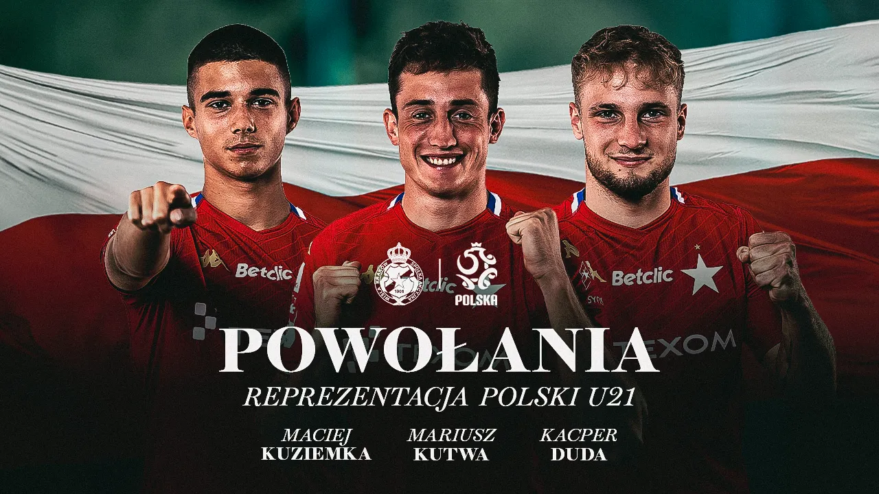 Maciej Kuziemka, Mariusz Kutwa i Kacper Duda powołani do kadry Polski U-21