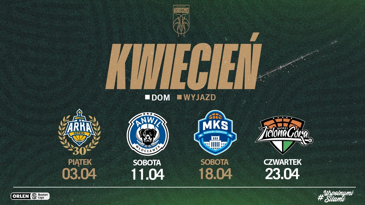 Rozkład jazdy w kwietniu