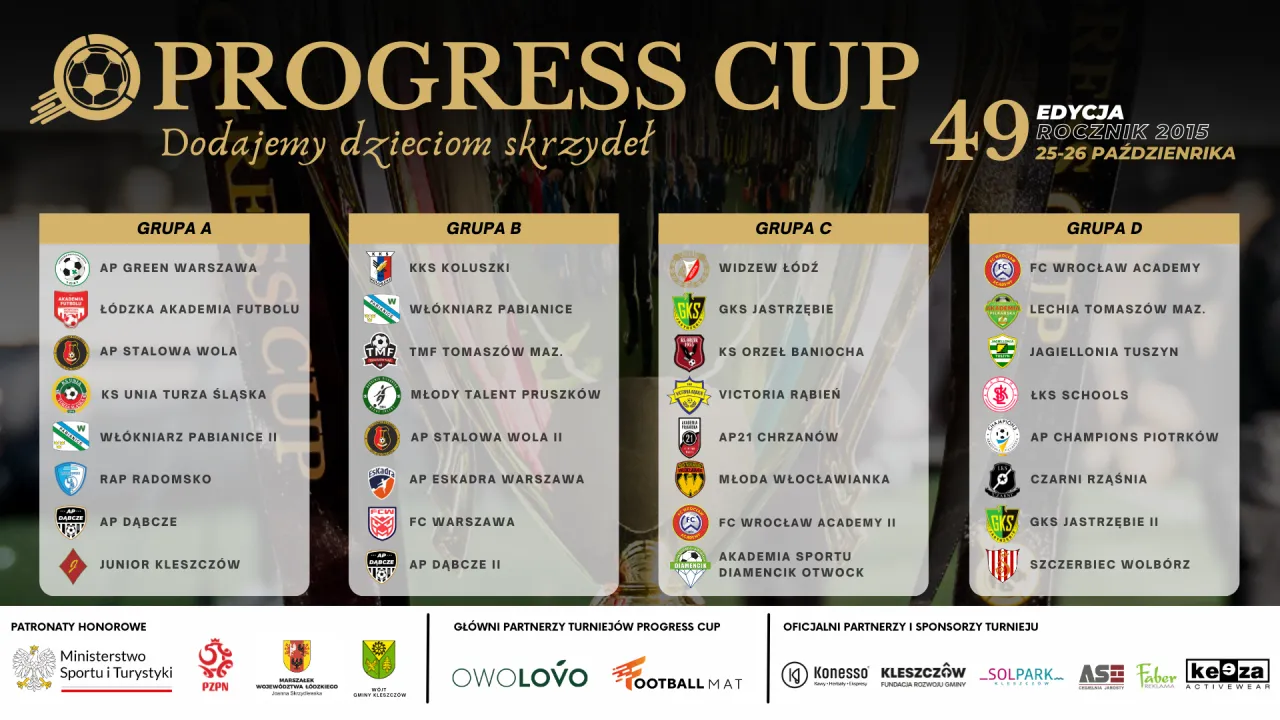 Pora na największą jesienną edycję PROGRESS CUP‼️🏆❤️