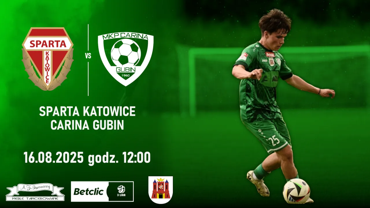 Zapowiedź meczu: Sparta Katowice - Carina Gubin
