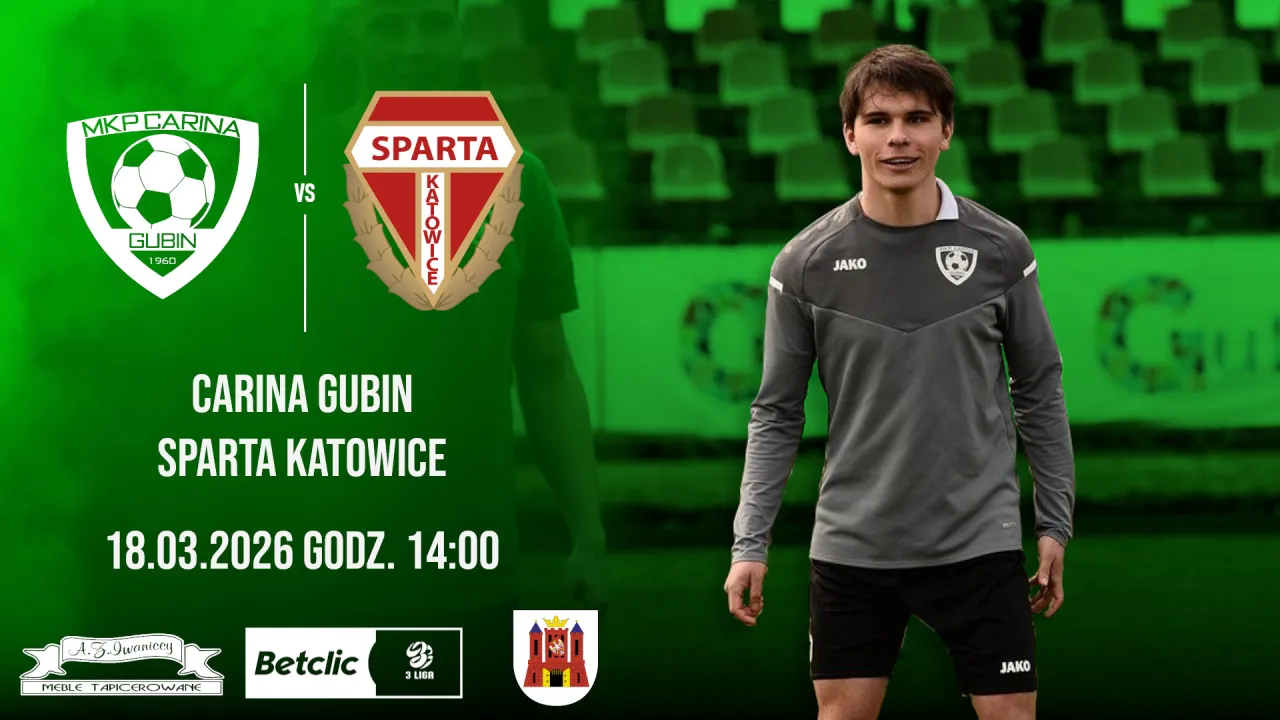 Zapowiedź meczu: Carina Gubin - Sparta Katowice