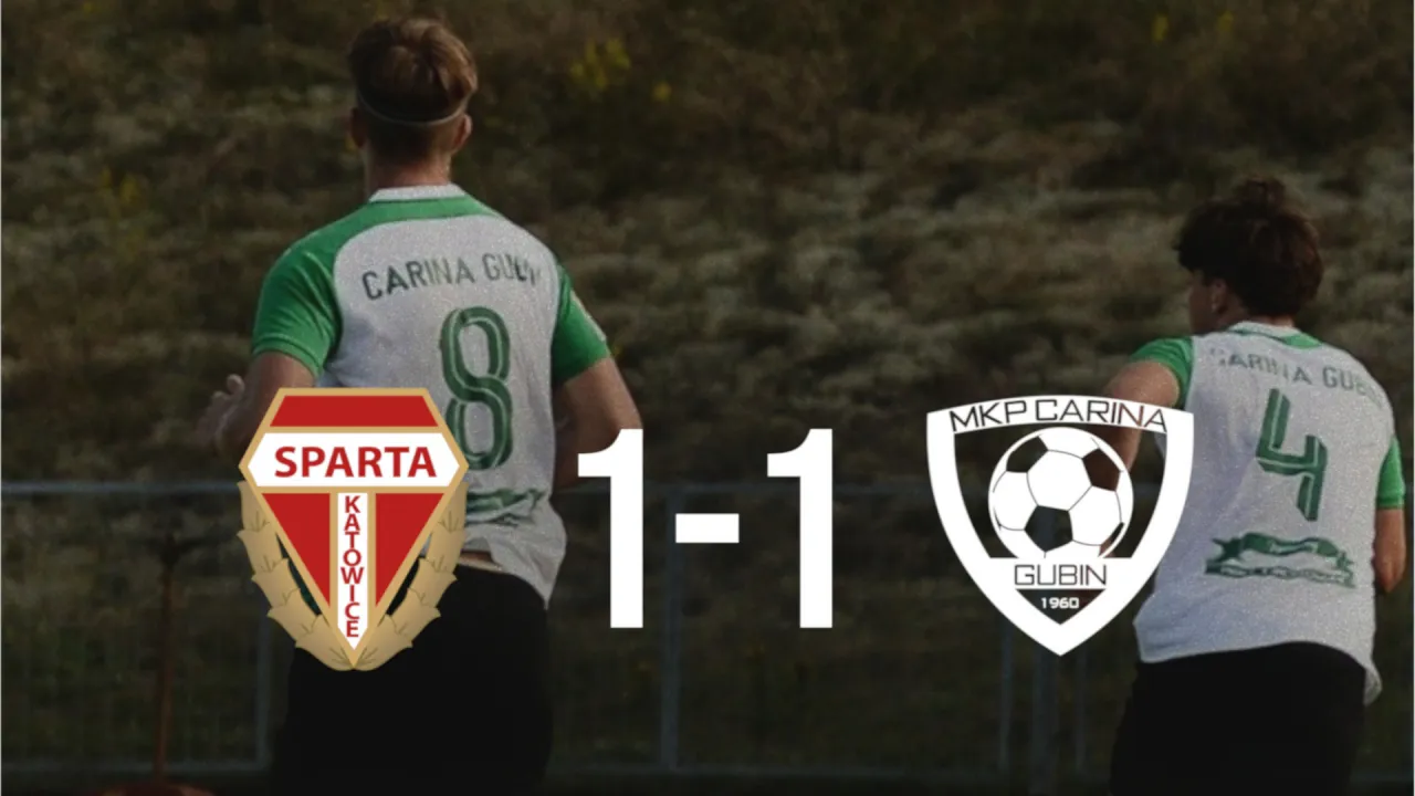 Remisujemy w Katowicach ze Spartą 1:1