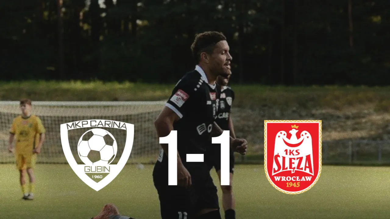 Najlepszy mecz w tym roku i kolejne cenne oczko wędruje na nasze konto! Carina 1:1 Ślęza