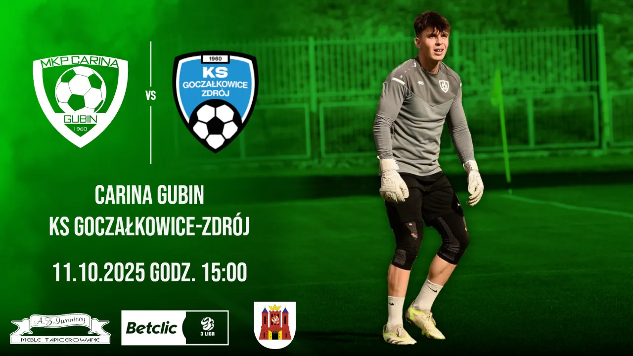 Zapowiedź meczu: Carina Gubin - Goczałkowice Zdrój