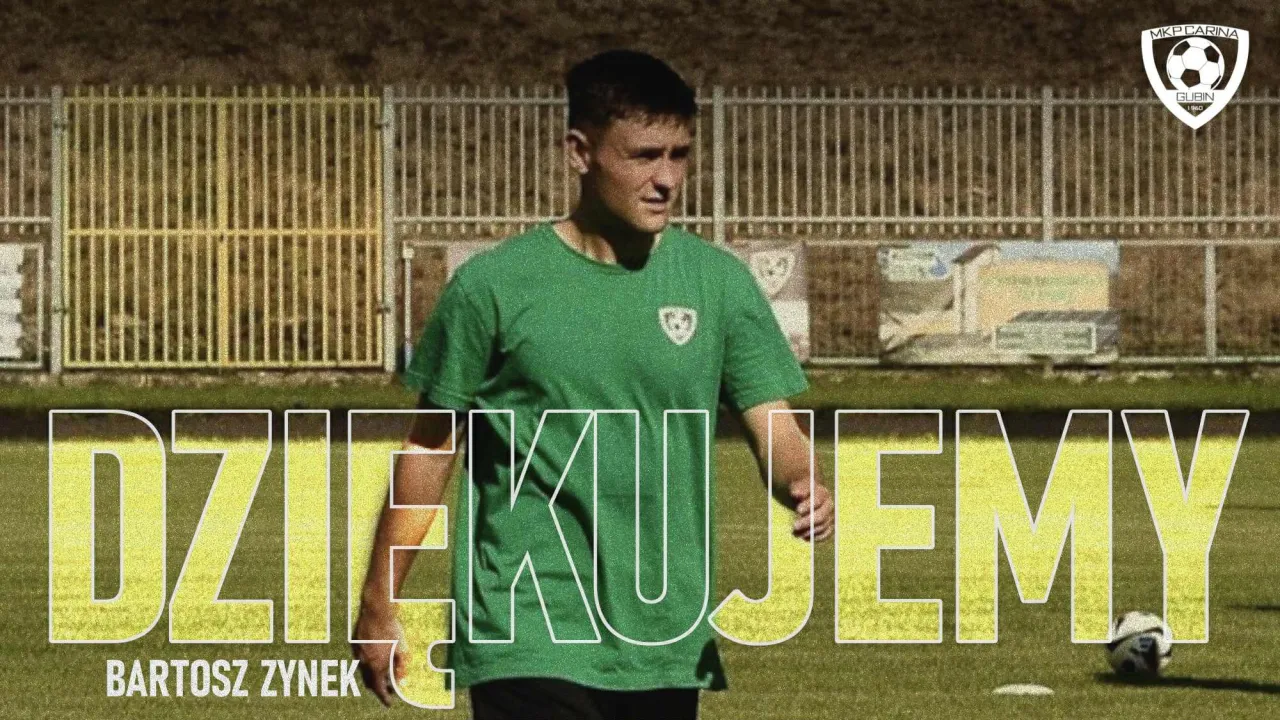Bartosz Zynek odchodzi z Cariny Gubin