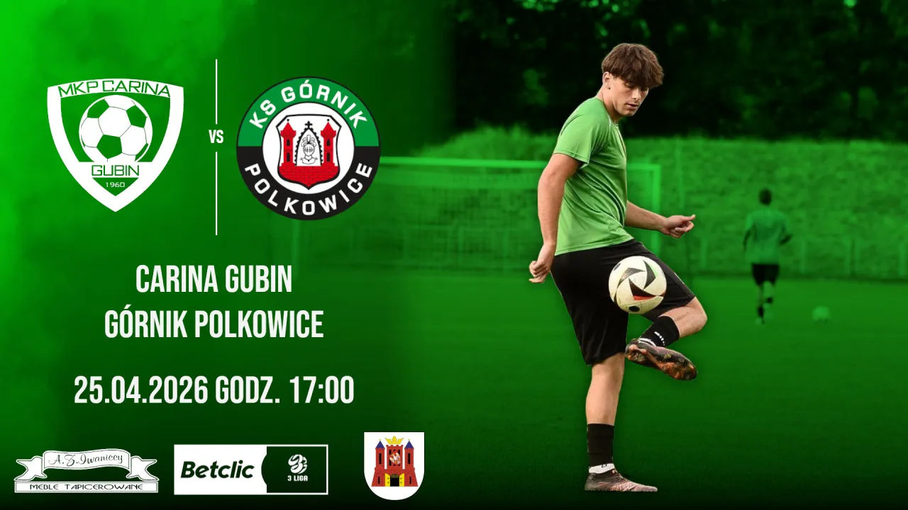 Zapowiedź meczu: Carina Gubin - Górnik Polkowice