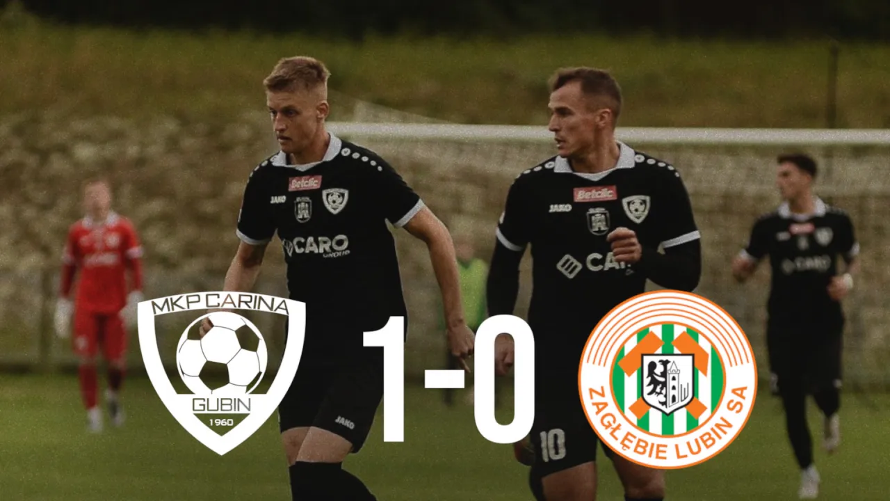 Carina wyrwała zwycięstwo w meczu z Zagłębiem II Lubin! Przepiękny gol Patryka Bednarczyka!