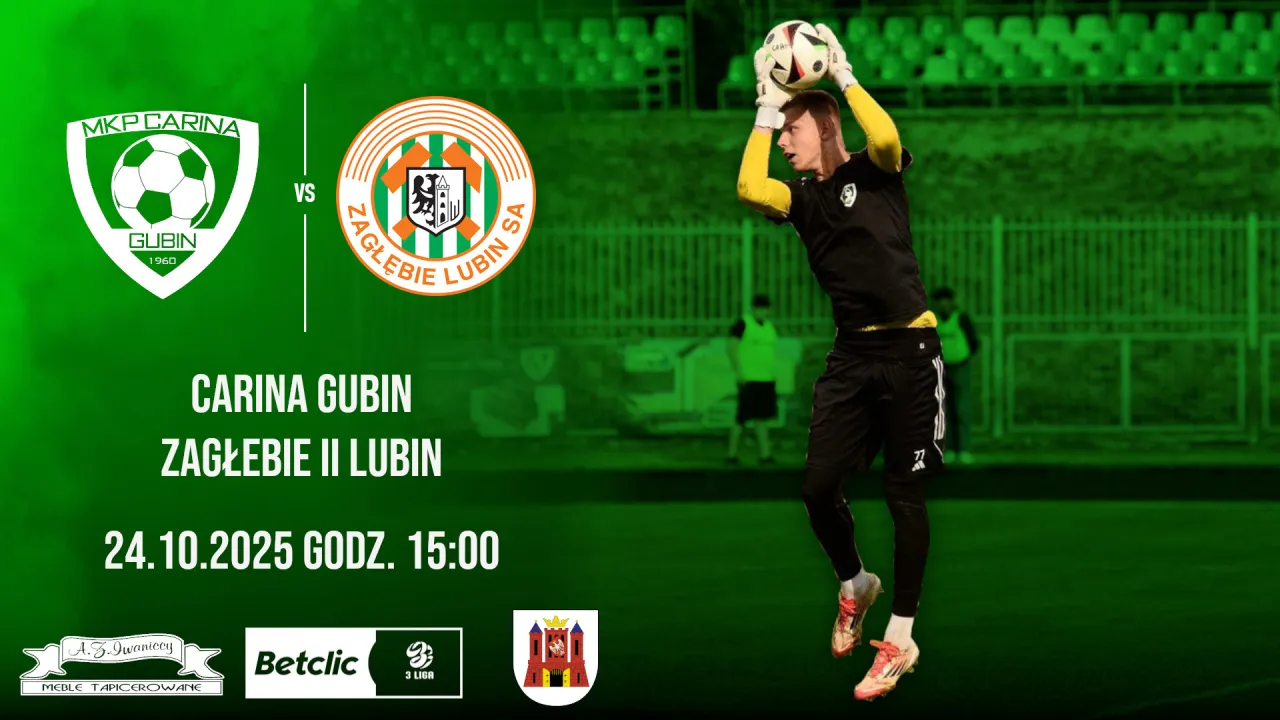 Zapowiedź meczu: Carina Gubin - Zagłębie II Lubin