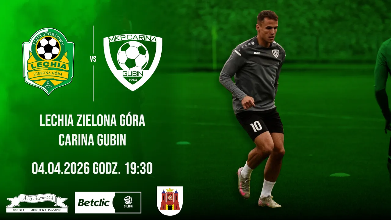 Zapowiedź meczu: Lechia Zielona Góra - Carina Gubin
