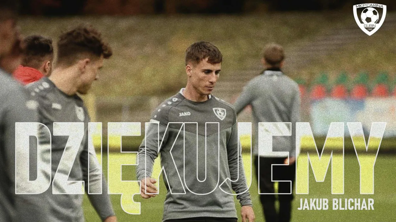 Jakub Blichar odchodzi z Cariny Gubin