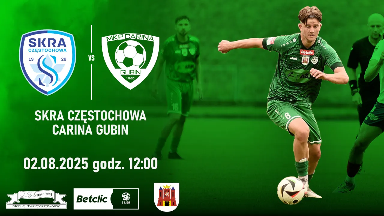 Zapowiedź meczu: Skra Częstochowa - Carina Gubin