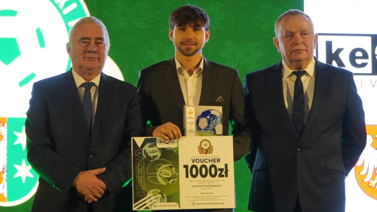 Kacper Staszkowian wybrany najlepszym obrońcą Województwa Lubuskiego 2025