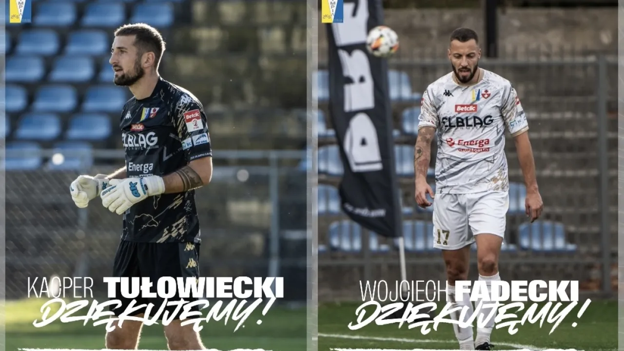 Wojciech Fadecki i Kacper Tułowiecki odchodzą z Olimpii Elbląg