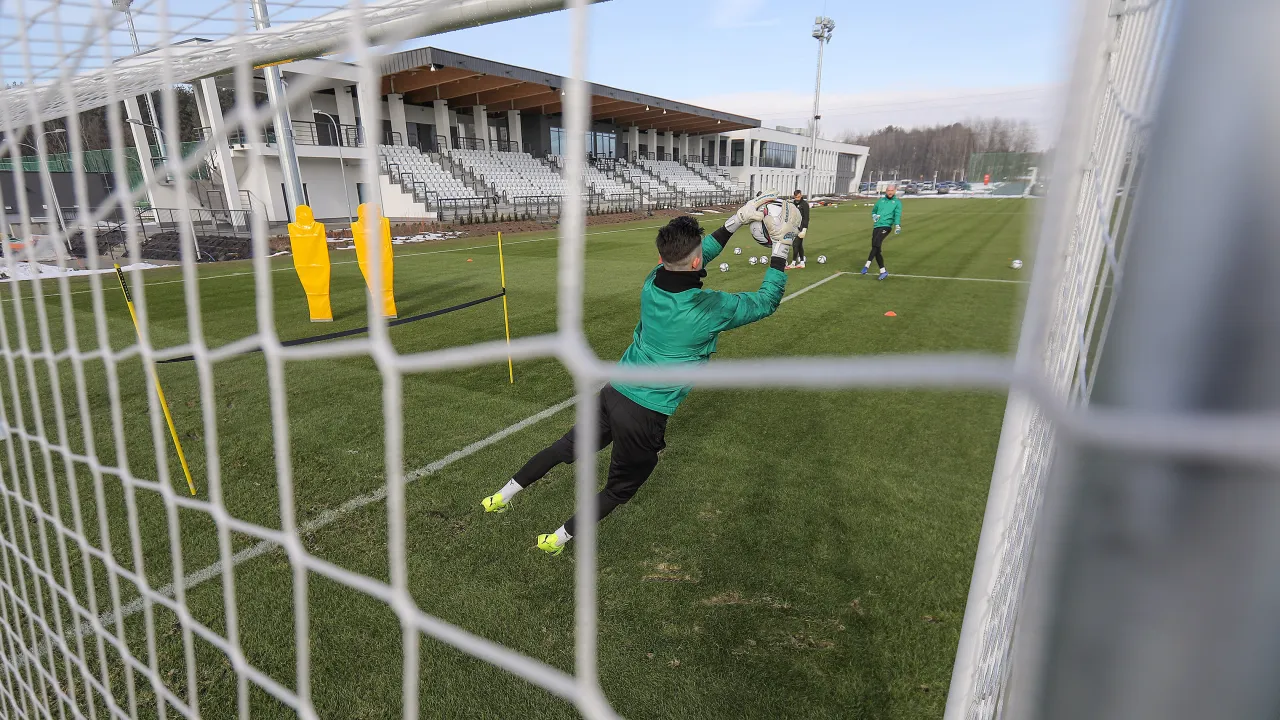 Trwają przygotowania do sobotniego meczu w Szczecinie [FOTO]