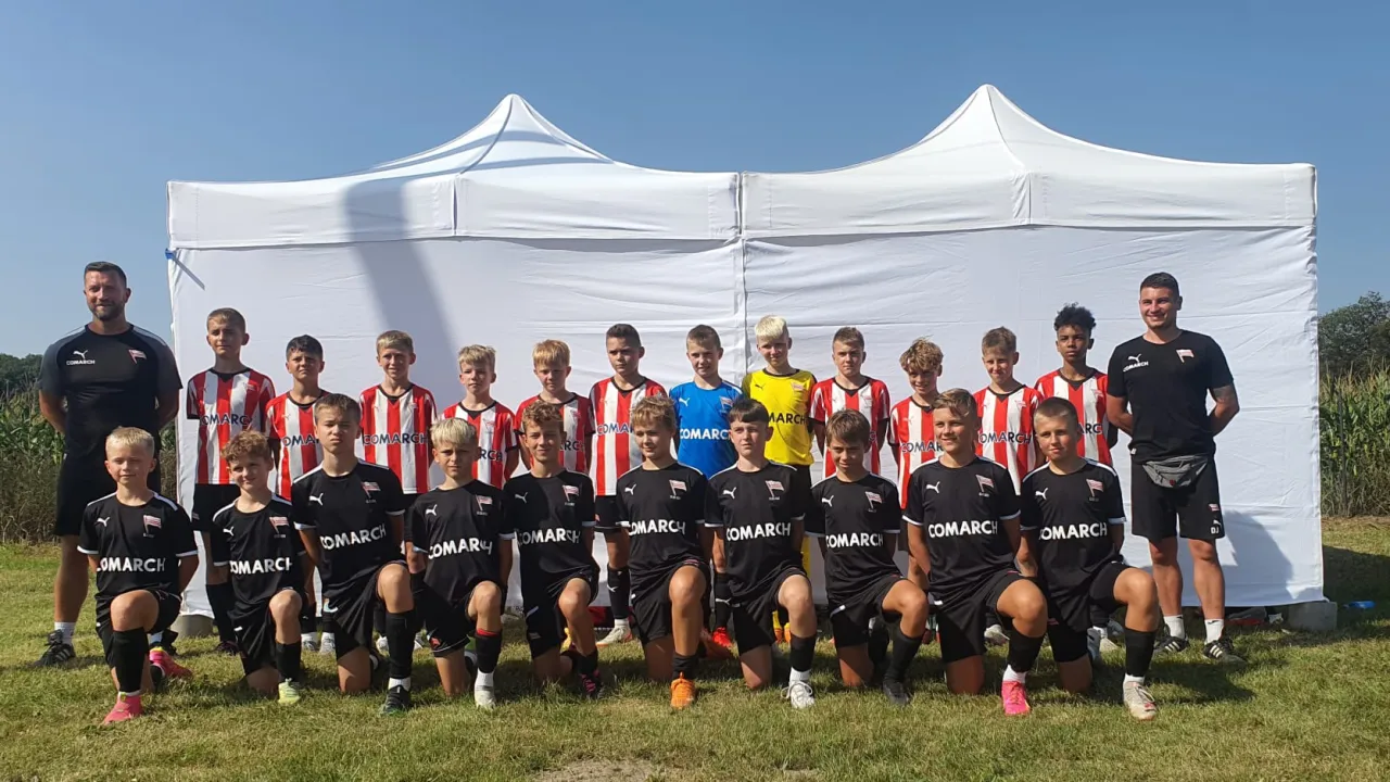 Drużyna U-13 z 2. miejscem w Future Cup