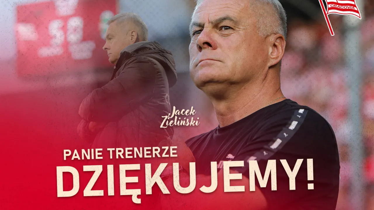Zarząd MKS Cracovia SSA zakończył dzisiaj współpracę z Jackiem Zielińskim