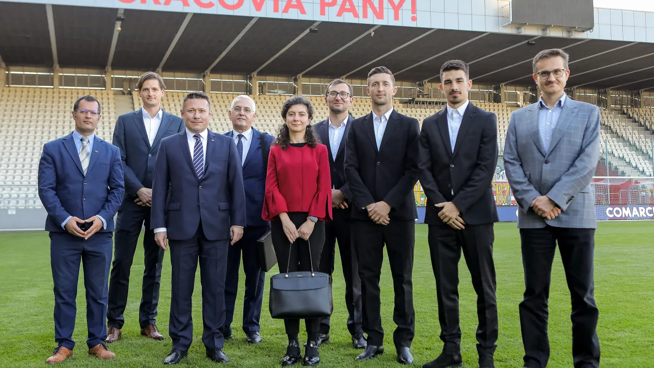 Wizyta Ambasadora Rumunii w RP #NaStadionie Pasów