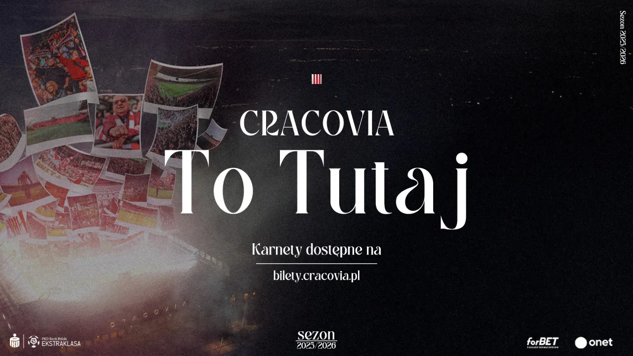 Cracovia. To Tutaj. Rusza sprzedaż karnetów na domowe mecze Pasów!