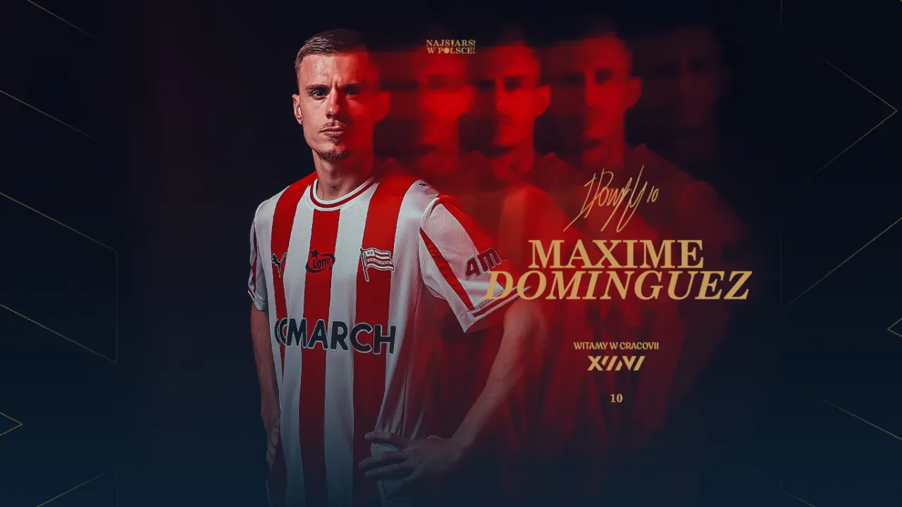 Maxime Dominguez piłkarzem Cracovii
