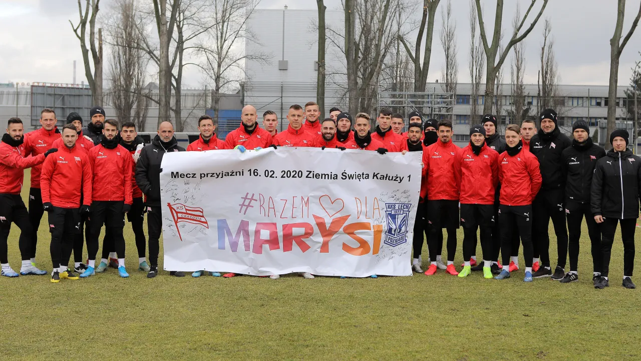 I drużyna Cracovii wspiera akcję "Razem dla Marysi"