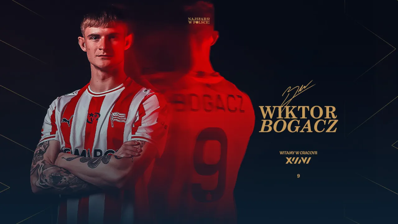 Wiktor Bogacz piłkarzem Cracovii