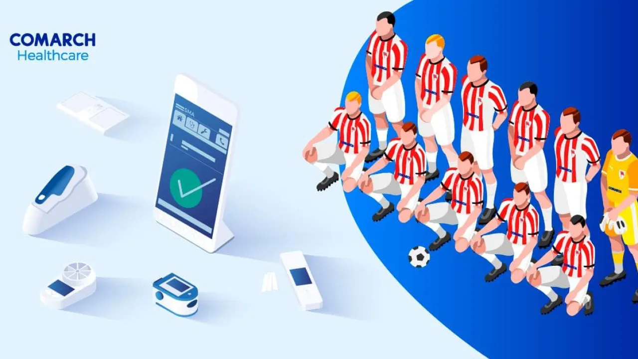 Comarch HomeHealth - system zdalnego monitoringu zdrowia zawodników Pasów