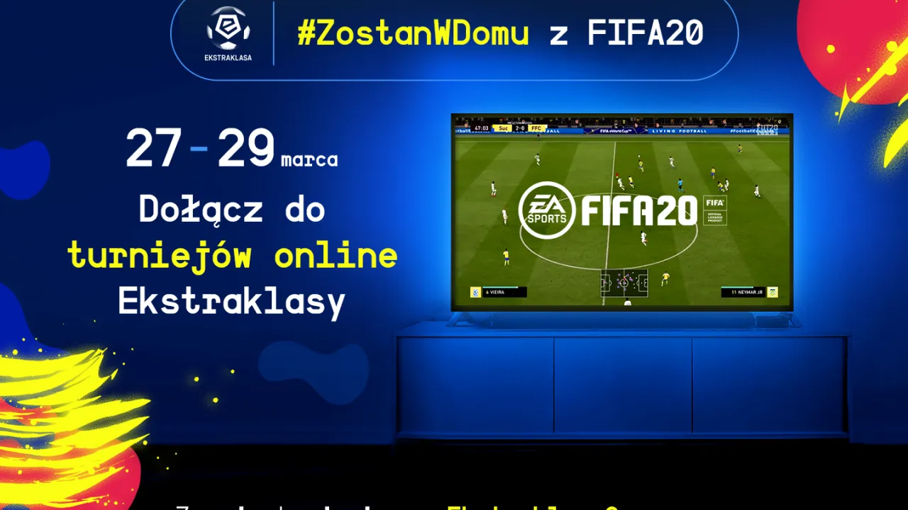 #ZostanWDomu z FIFA20 - zagraj w turnieju Ekstraklasy!