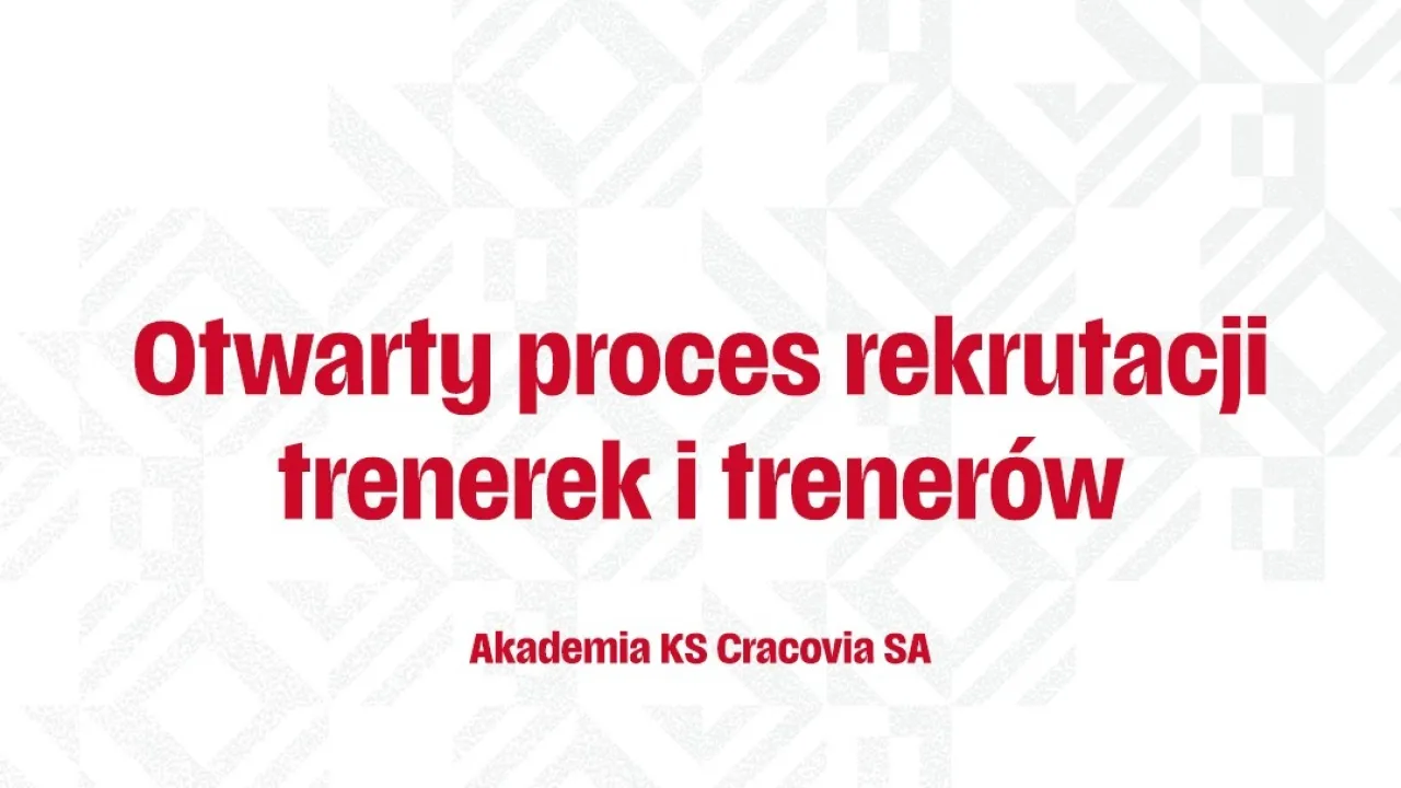 OTWARTY PROCES REKRUTACJI TRENERSKIEJ