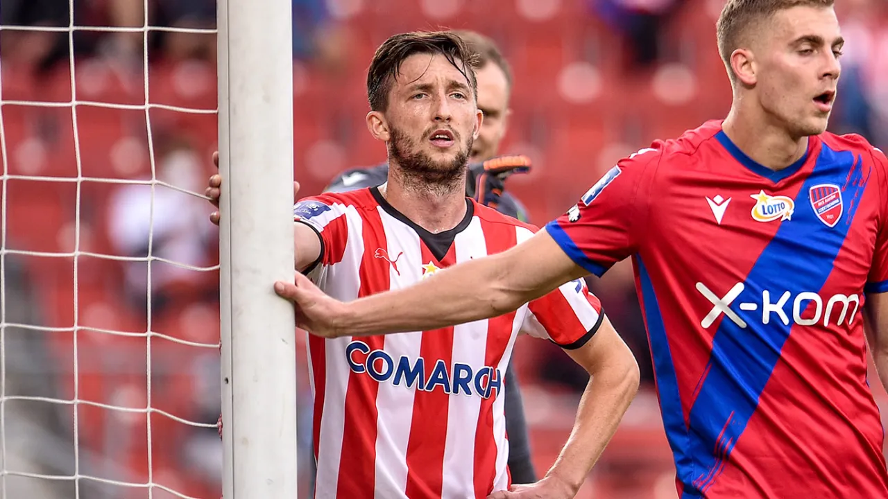 PKO BP Ekstraklasa: Mecz z Rakowem zamknie 15. kolejkę ligową