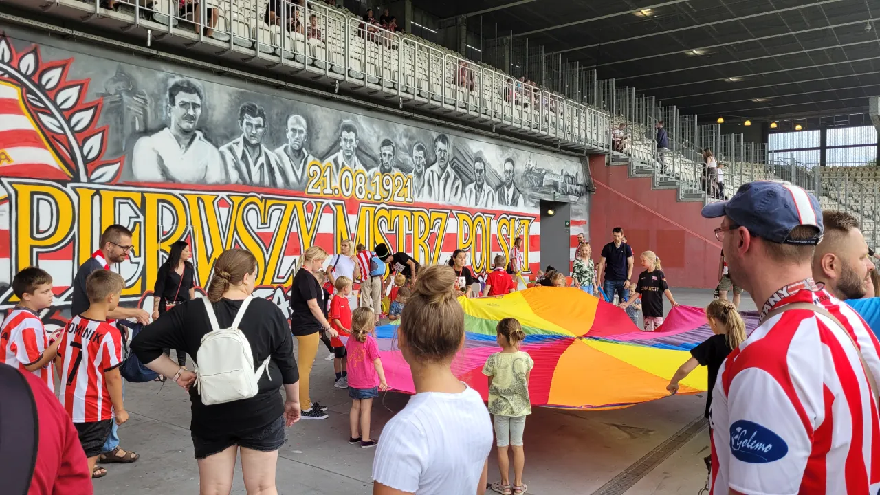 Sektor Rodzinny na meczu ze Śląskiem - dziękujemy za wsparcie!