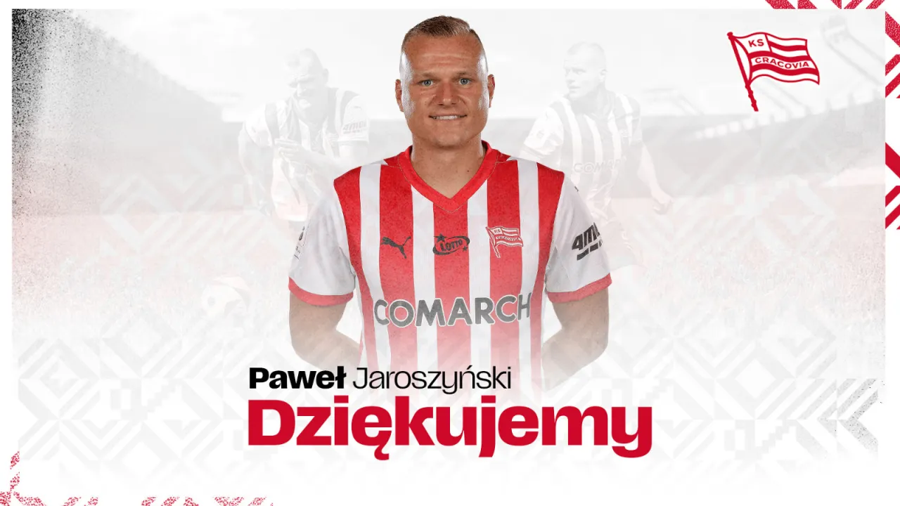 Paweł Jaroszyński odchodzi z Cracovii
